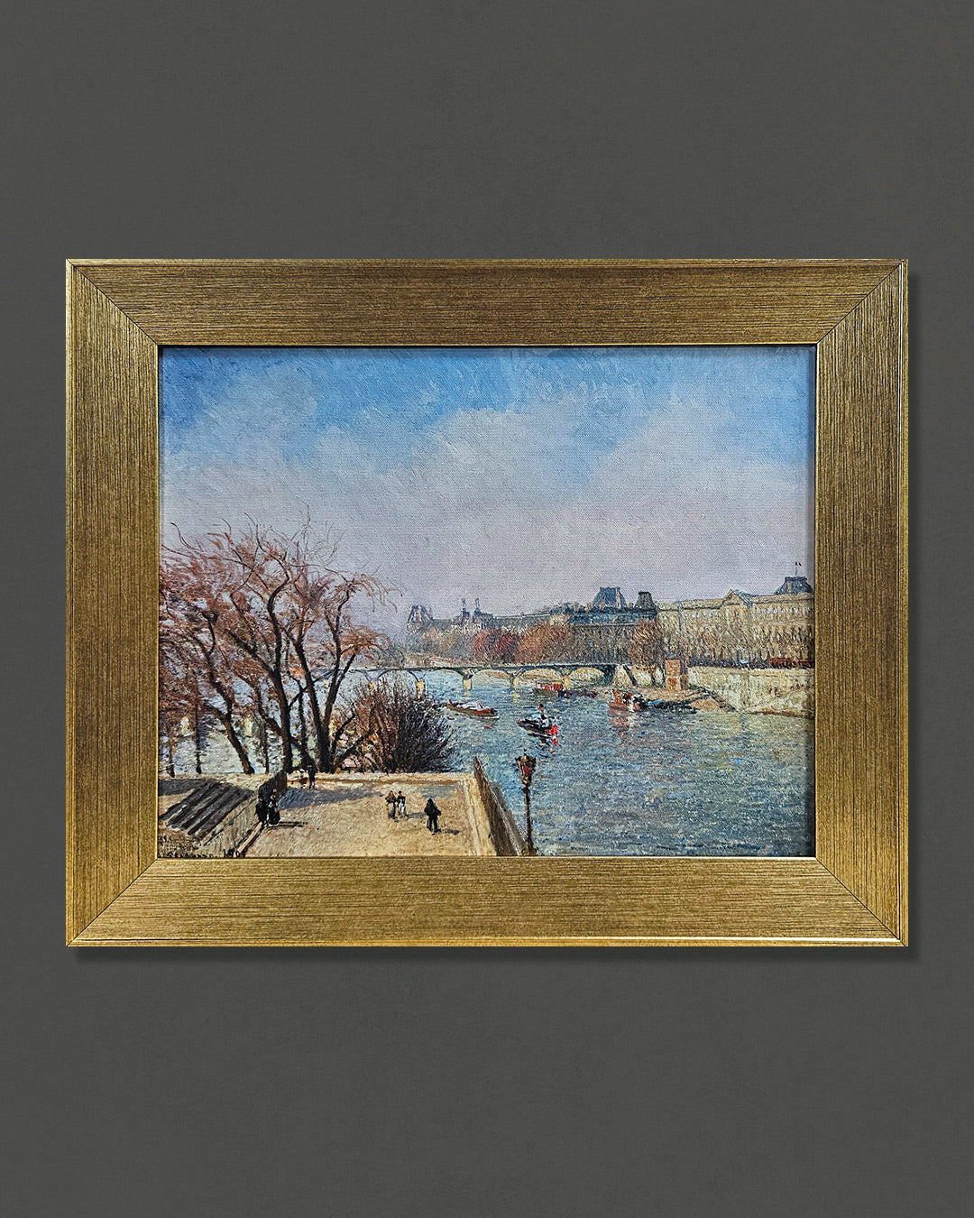 The Louvre, Morning, Sunlight (1901) - Camille Pissarro