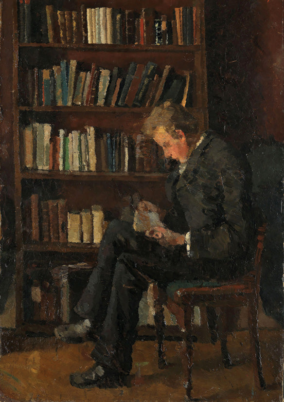 Andreas Reading - Edvard Munch (Giclée Art Print)