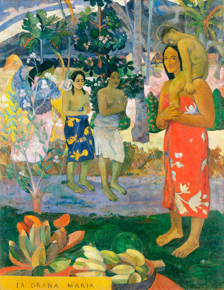 Hail Mary (Ia Orana Maria) (1891) - Paul Gauguin
