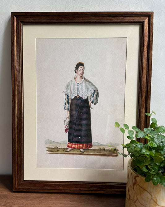 Mestiza (1841) - Philippines vintage illustration