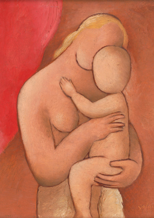 Mother with child - Mikulas Galanda (Giclée Art Print)