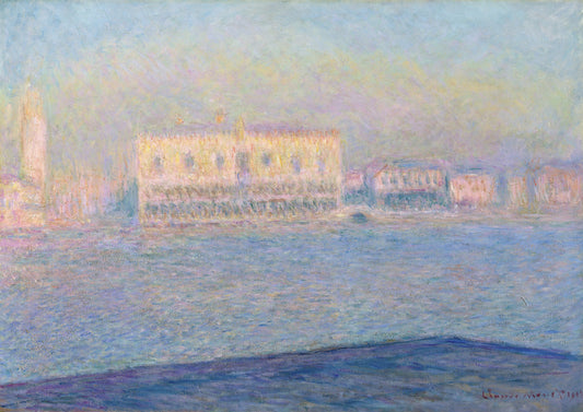 The Doge's Palace Seen from San Giorgio Maggiore - Claude Monet (Giclée Art Print)