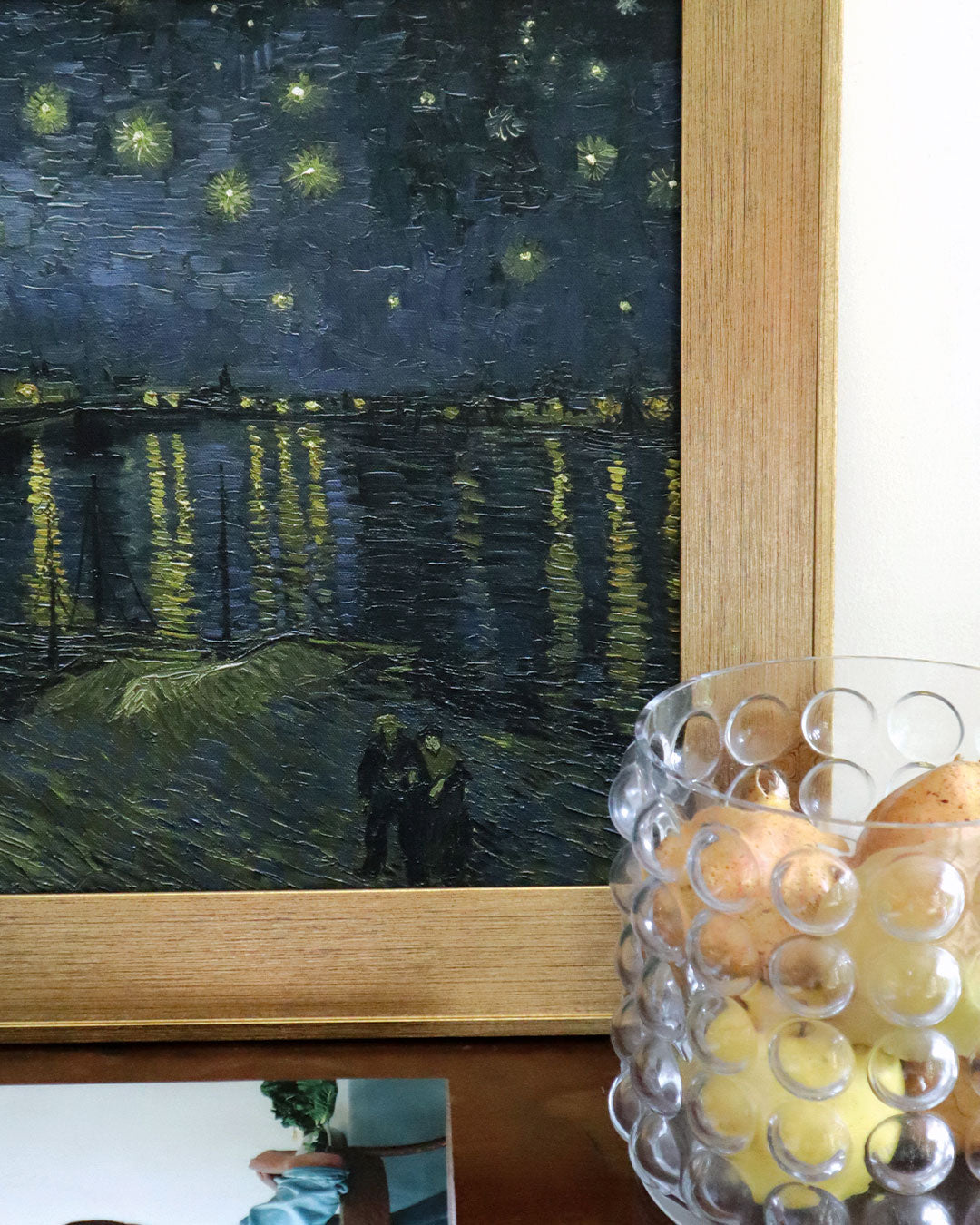 Starry Night on the Rhone (1888) -  Vincent Van Gogh