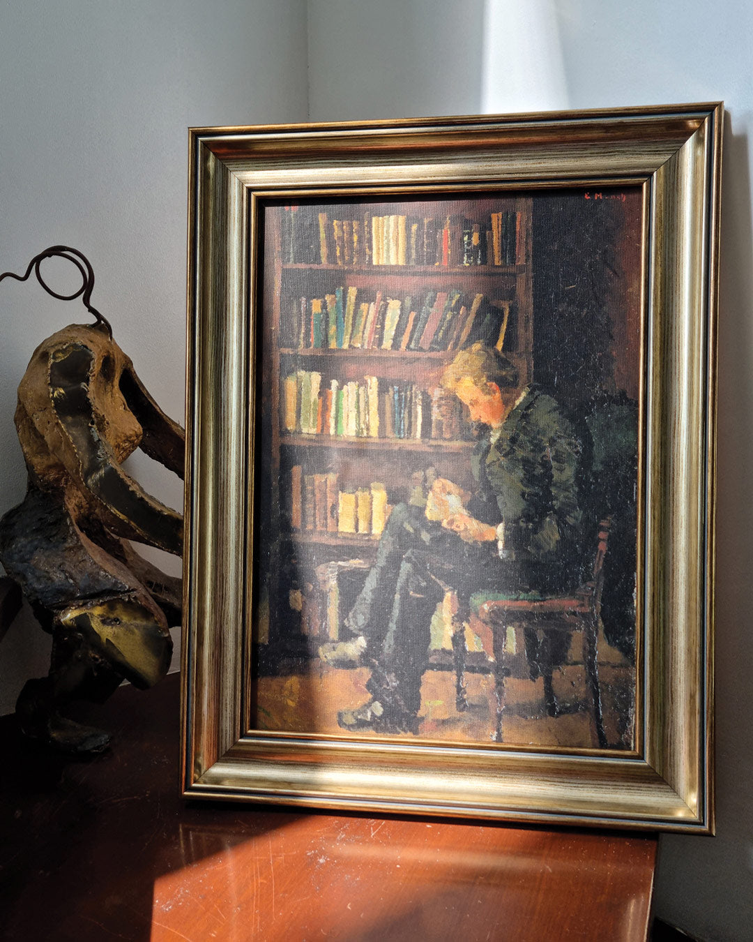 Andreas Reading (1882-1883) - Edvard Munch