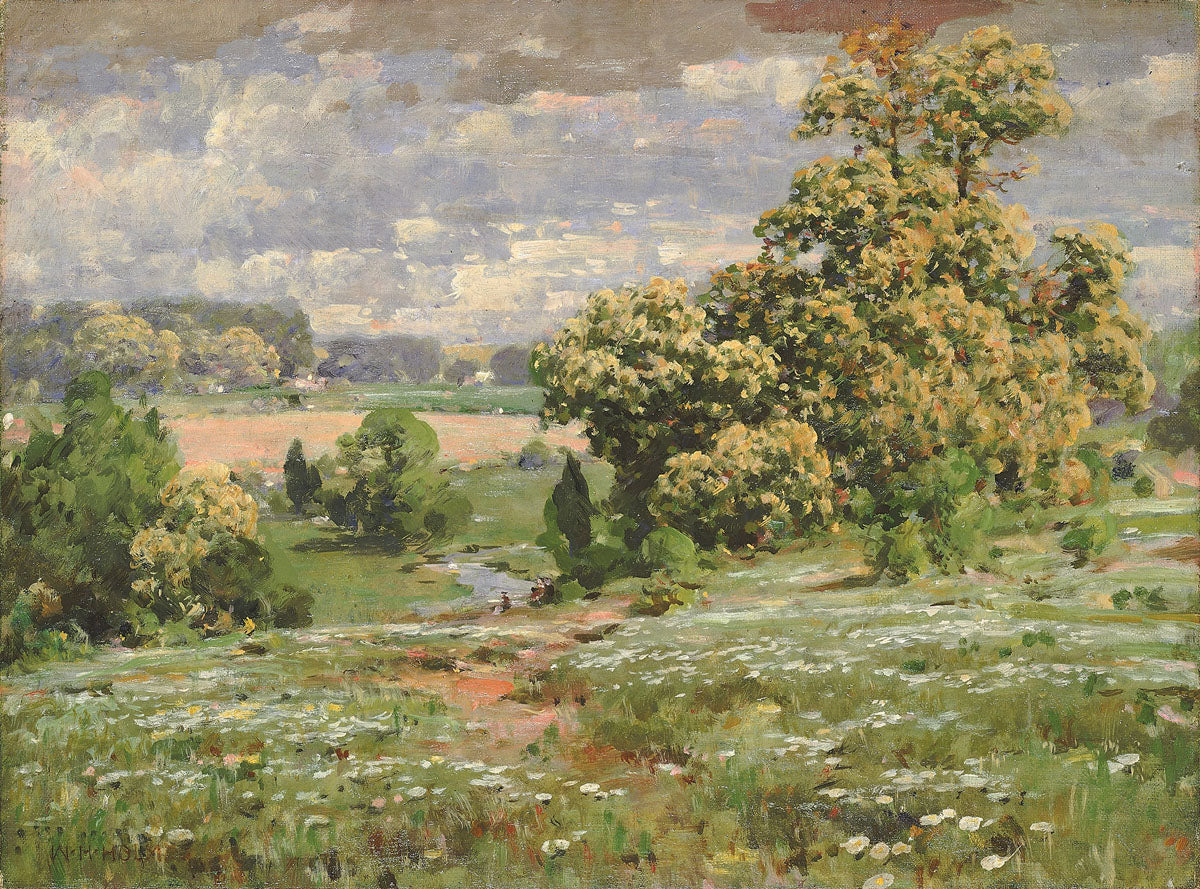 Chestnut Trees in Bloom - William Henry Holmes