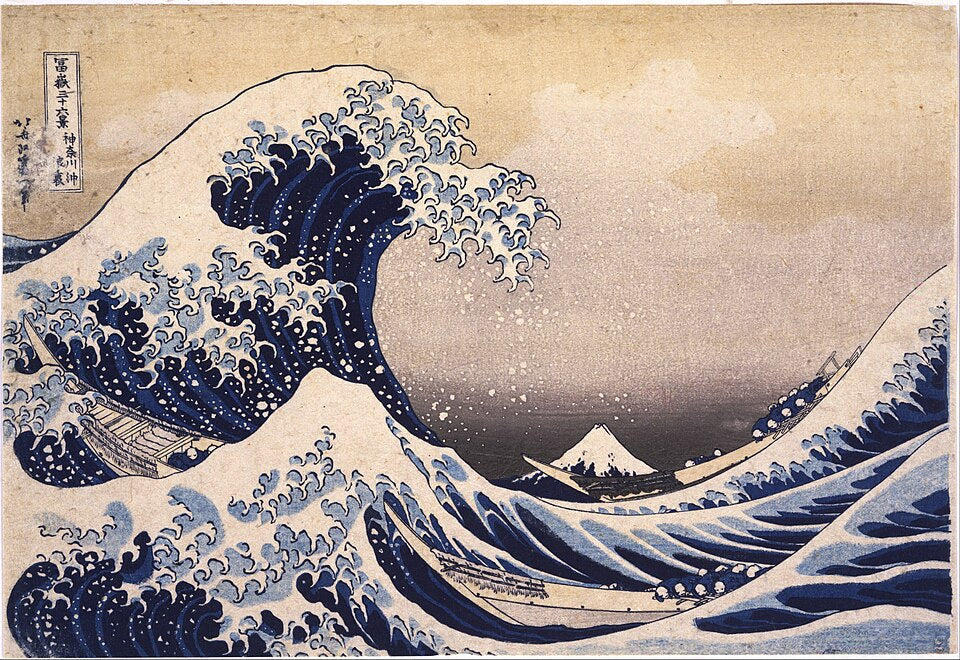Japanese woodblock prints ukiyo-e Hokusai Great Wave off Kanagawa 1831 archival fine art print museum-grade reproduction