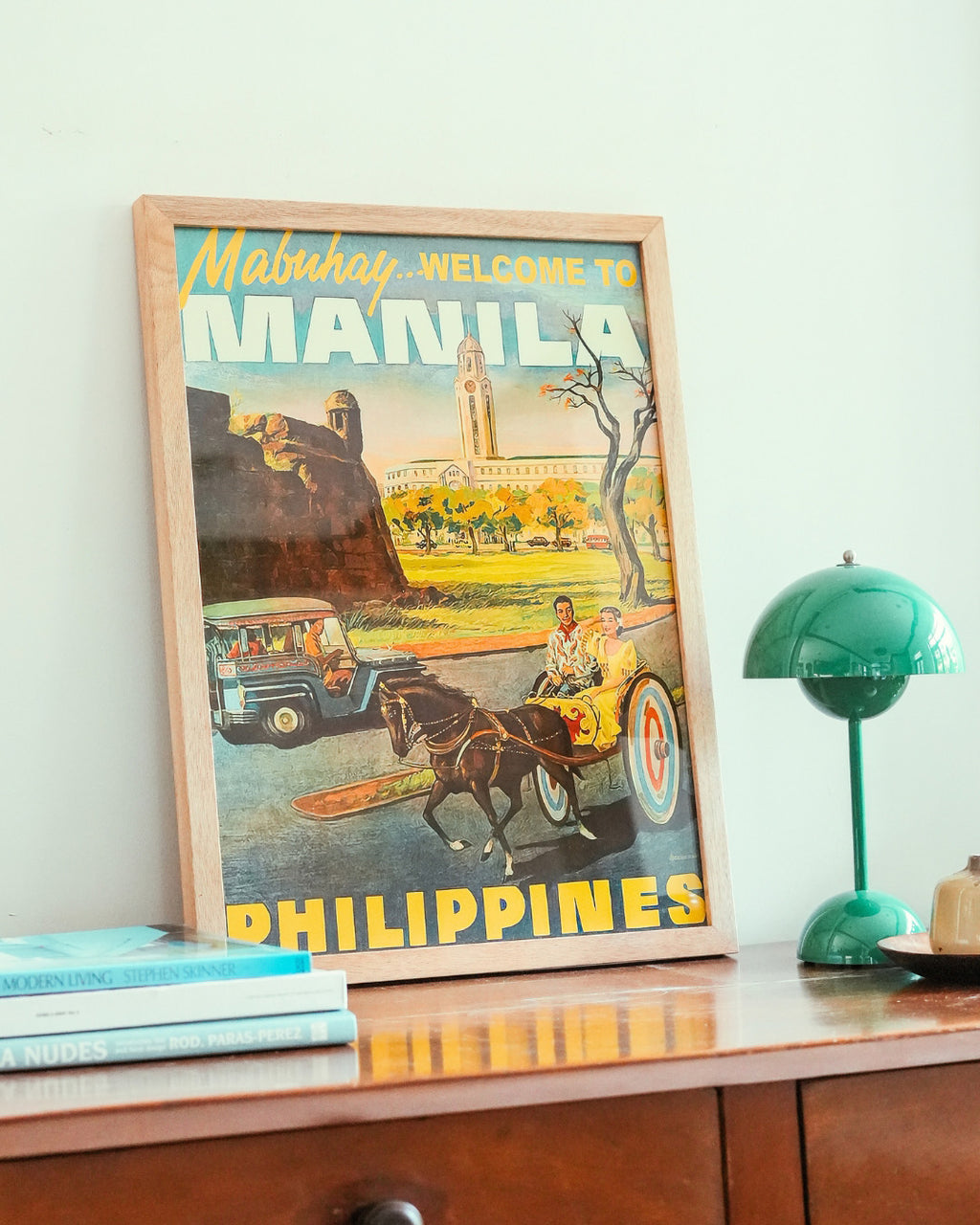 Mabuhay Welcome to Manila - Vintage Philippine Poster