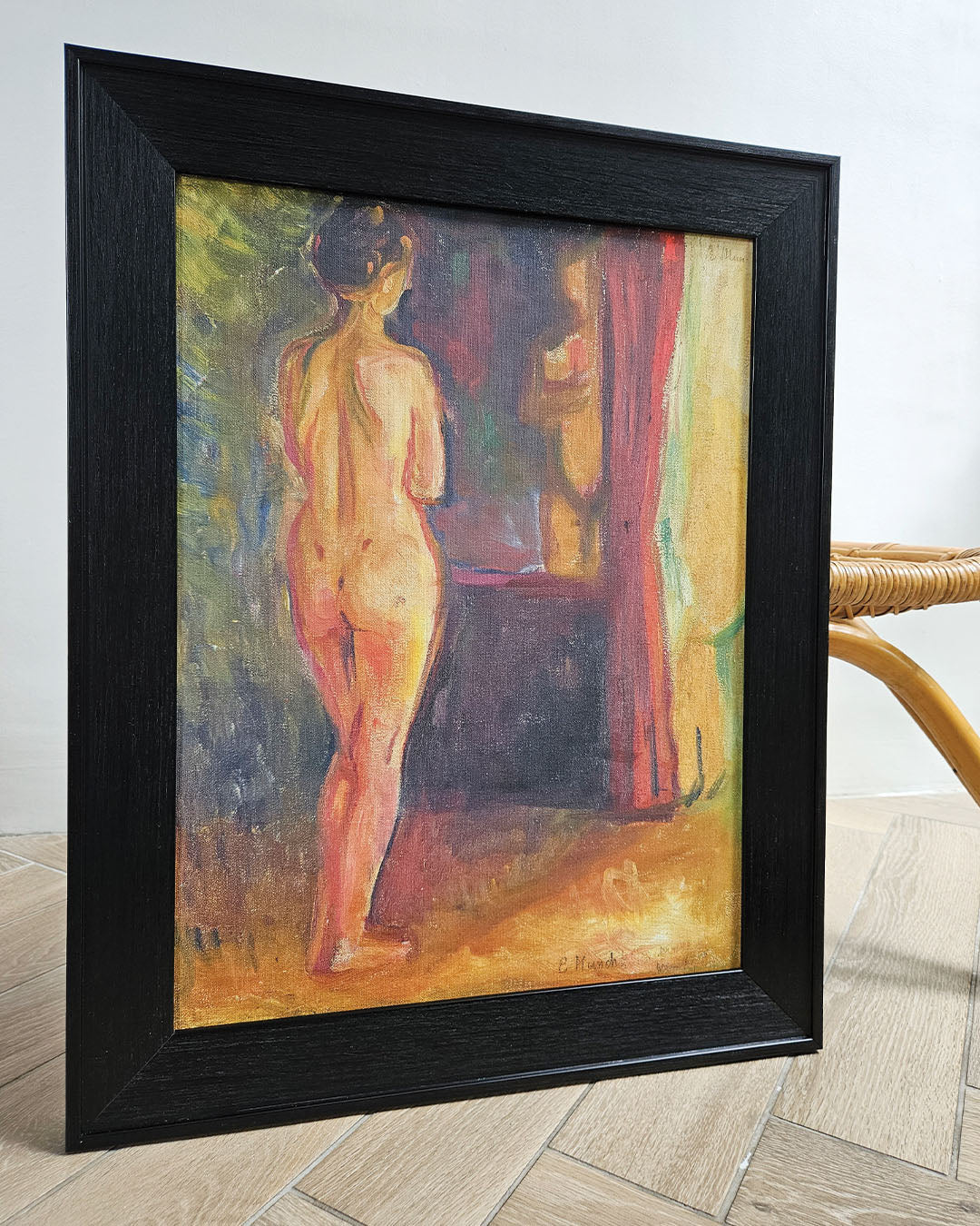 Nude in Front of the mirror (1902) - Edvard Munch – Musee Joli