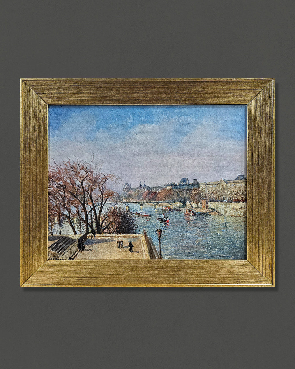 The Louvre, Morning, Sunlight, 1901 by Camille Pissarro