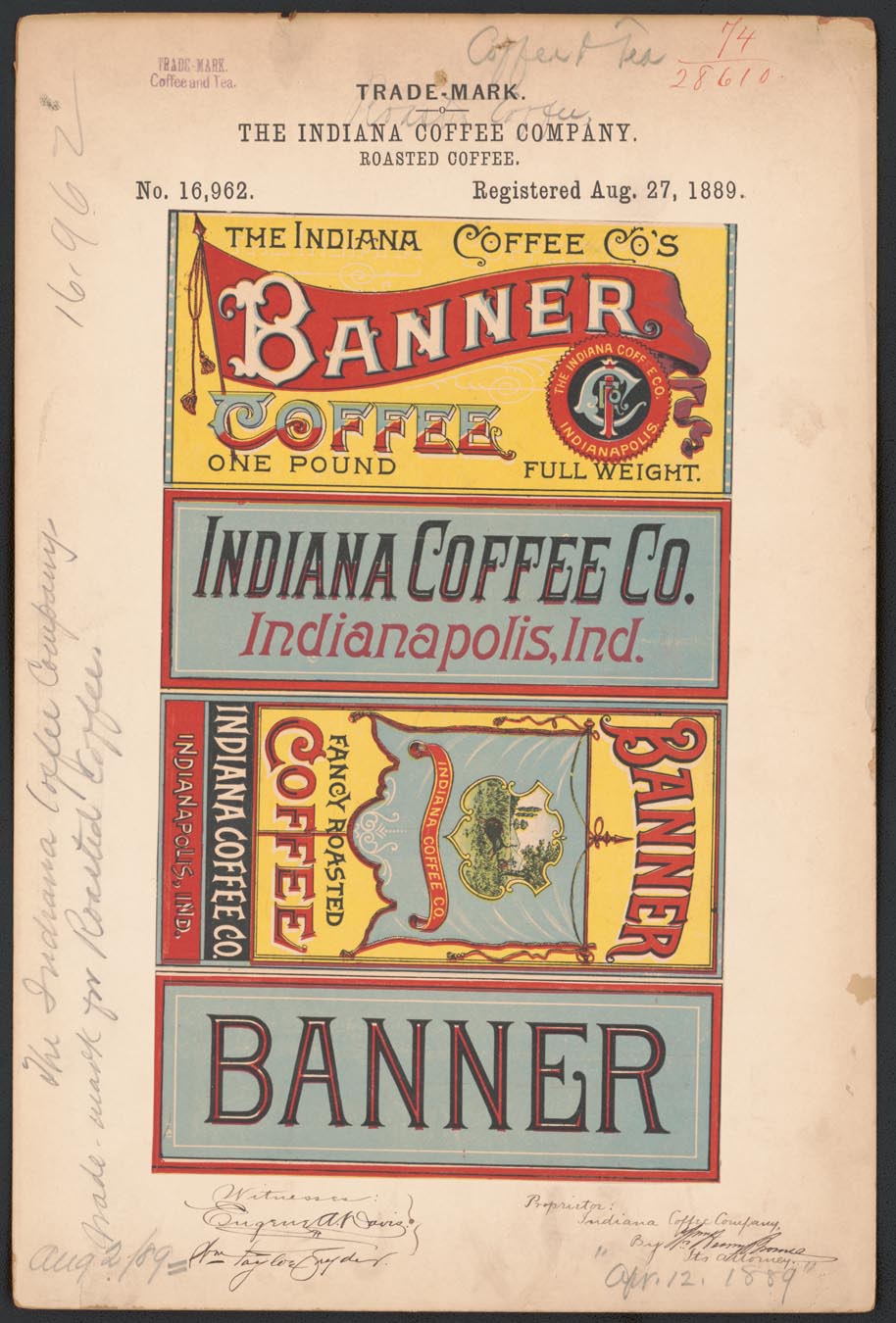 The Indiana Coffee Company (1889)