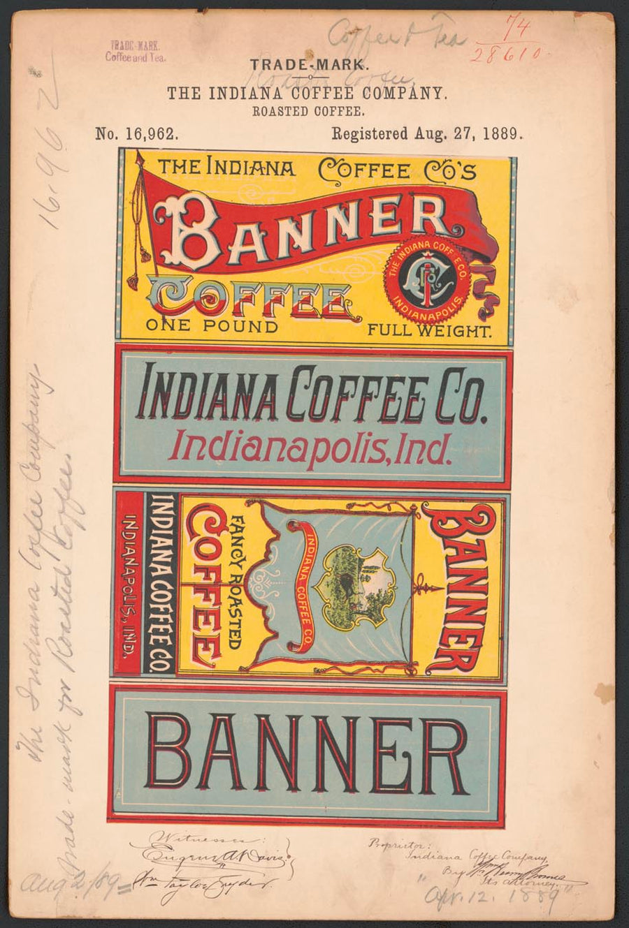 The Indiana Coffee Company (1889)