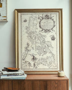 Mapa de las Yslas Philipinas - Vintage Philippines Map