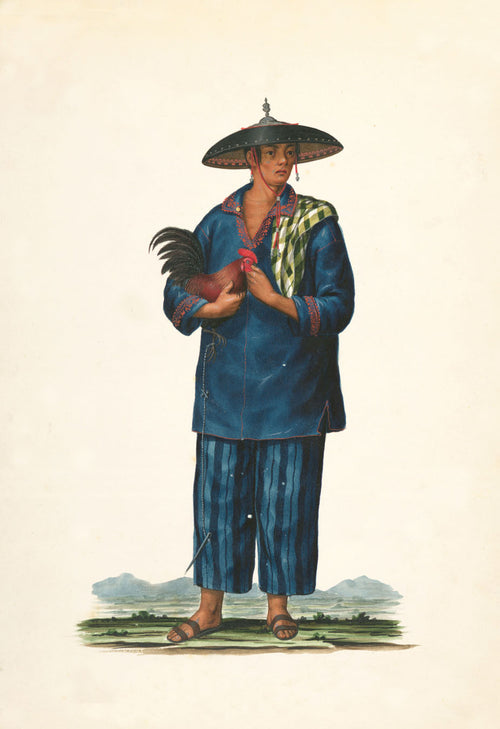 A Manila man, 1841 by Justiniano Asunción