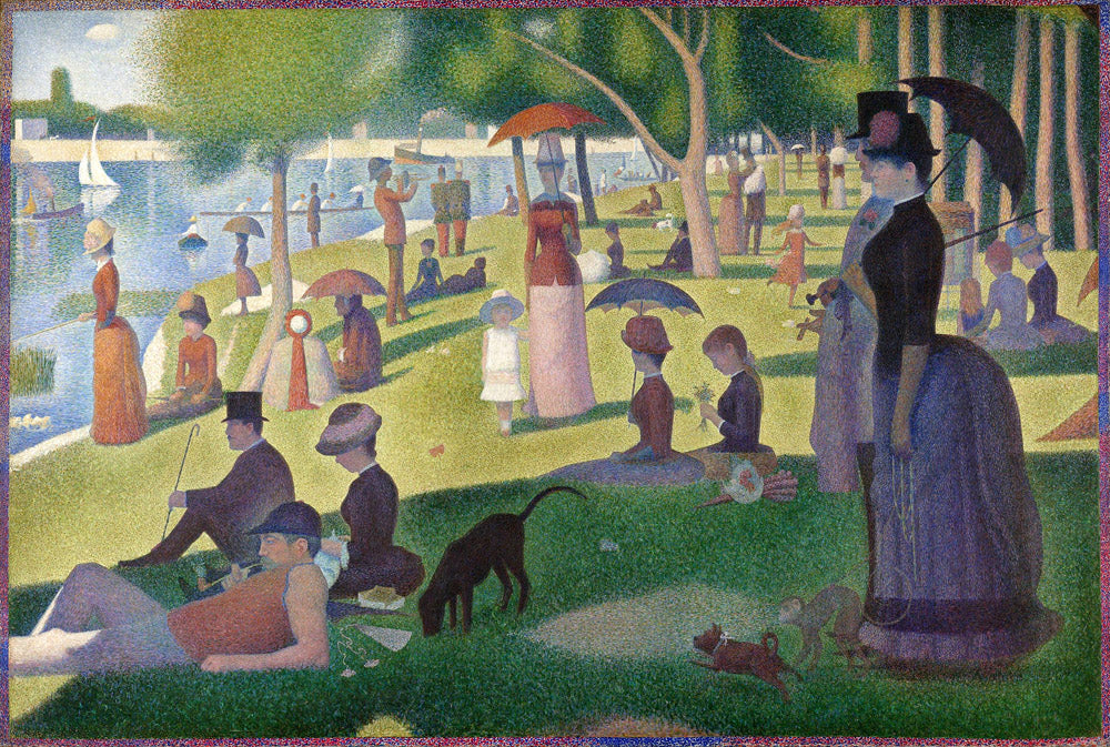 A Sunday on La Grande Jatte, Georges Seurat, 1884 by George Seurat