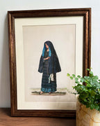A damsel going to early mass, 1841 by Justiniano Asunción