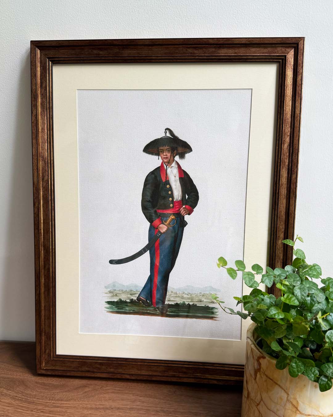 A Guardia de Vino (1841) - Philippines vintage illustration