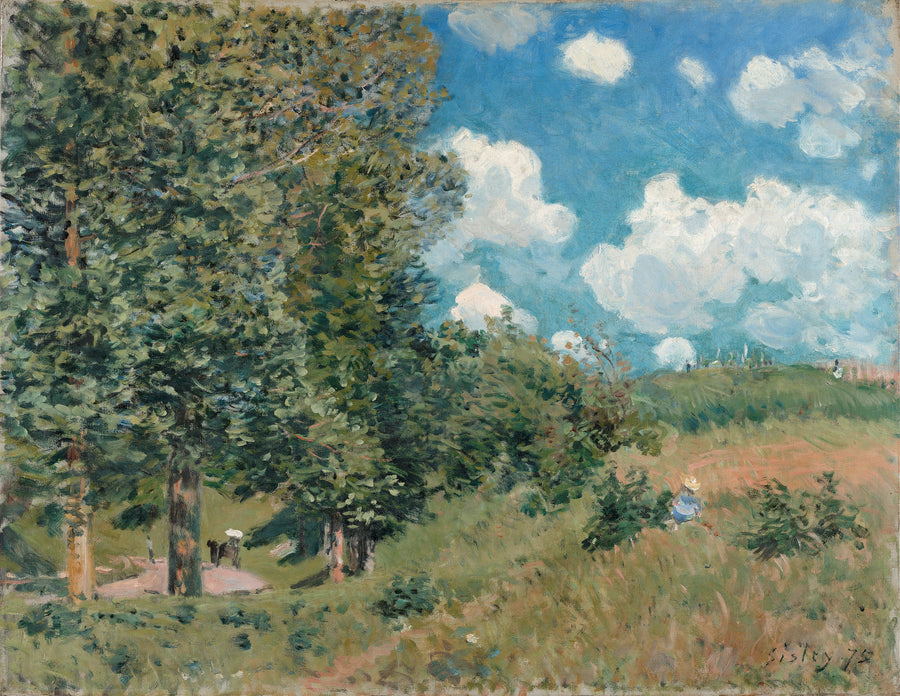 The Road from Versailles to Saint-Germain, 1875 by Alfred Sisley
