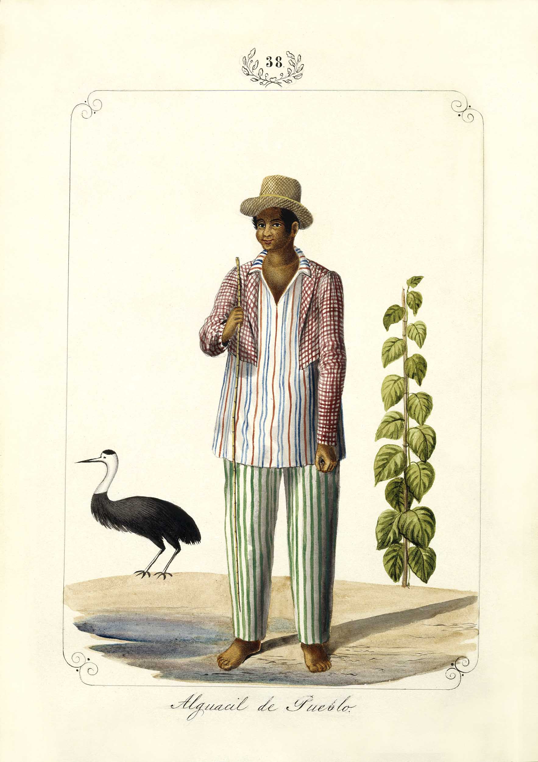Alguacil de Pueblo, 1847 by José Honorato Lozano