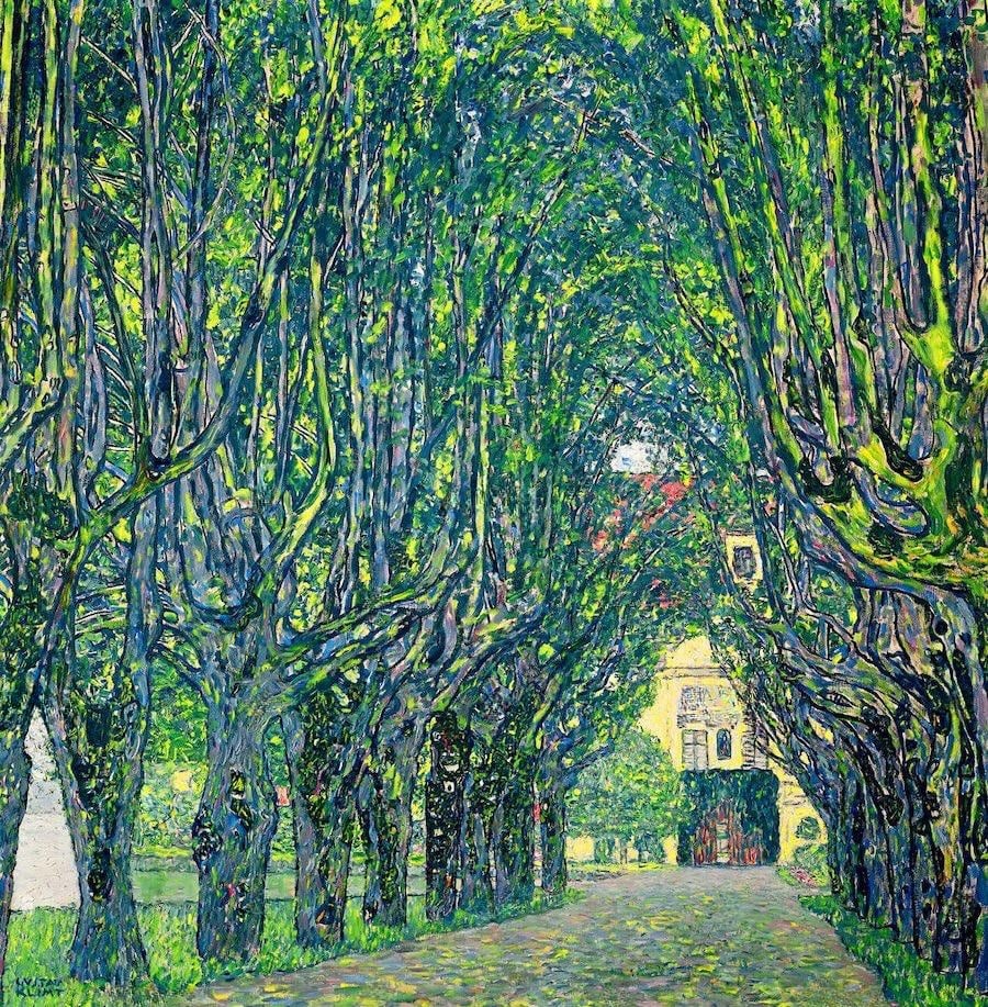 Avenue to the Kammer Castle, 1912 by Gustav Klimt