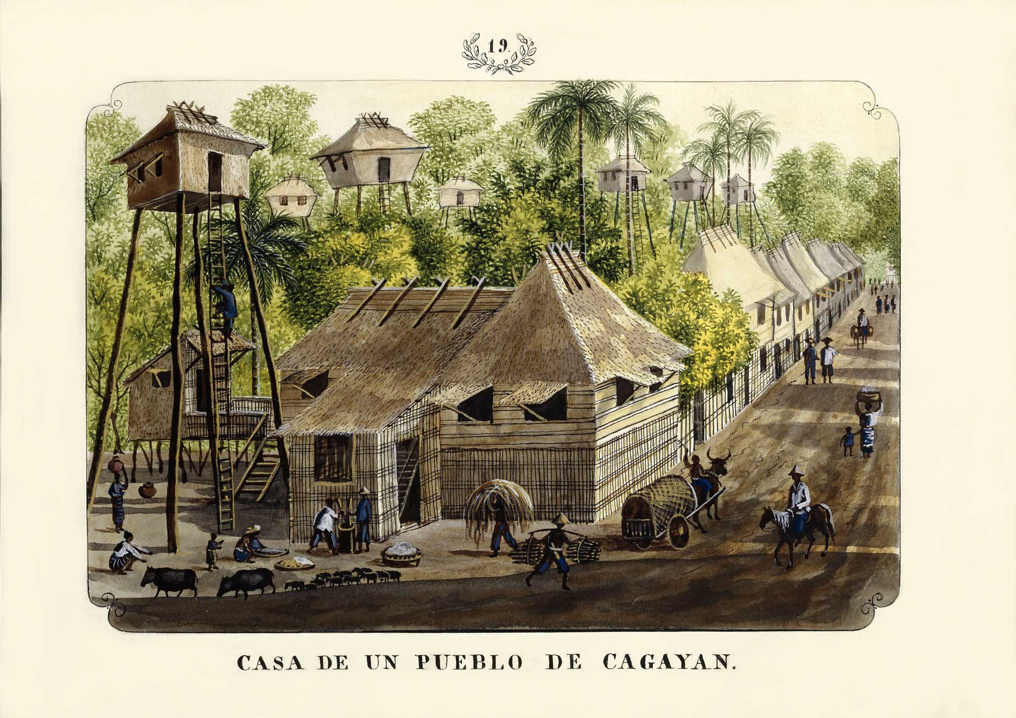Casa de un Pueblo de Cagayan, 1847 by José Honorato Lozano