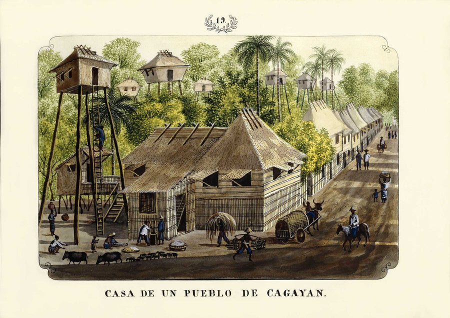 Casa de un Pueblo de Cagayan, 1847 by José Honorato Lozano