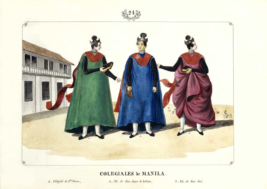 Colegiales de Manila, 1847 by José Honorato Lozano