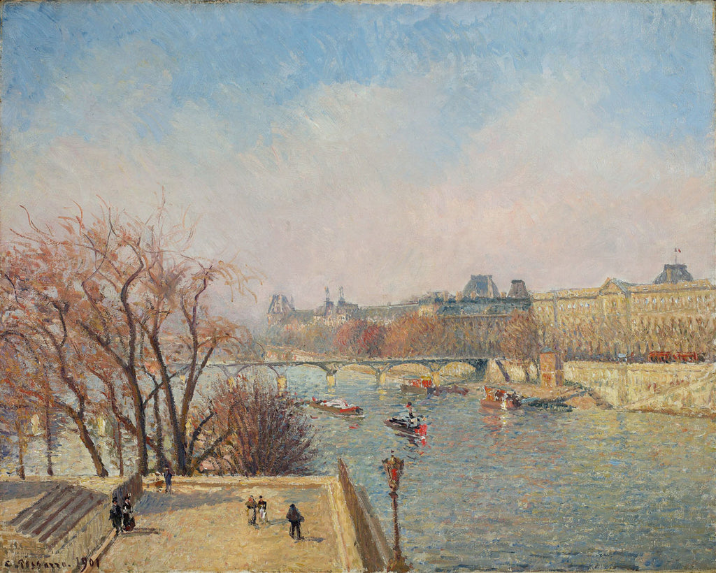 The Louvre, Morning, Sunlight, 1901 by Camille Pissarro
