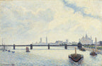 Charing Cross Bridge, London, 1890 by Camille Pissarro