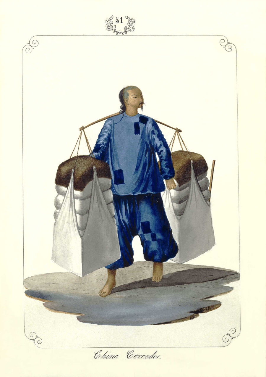 Chino Corredor, 1847 by José Honorato Lozano