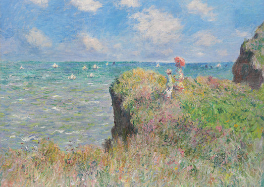 Cliff Walk at Pourville - Claude Monet (Giclée Art Print)