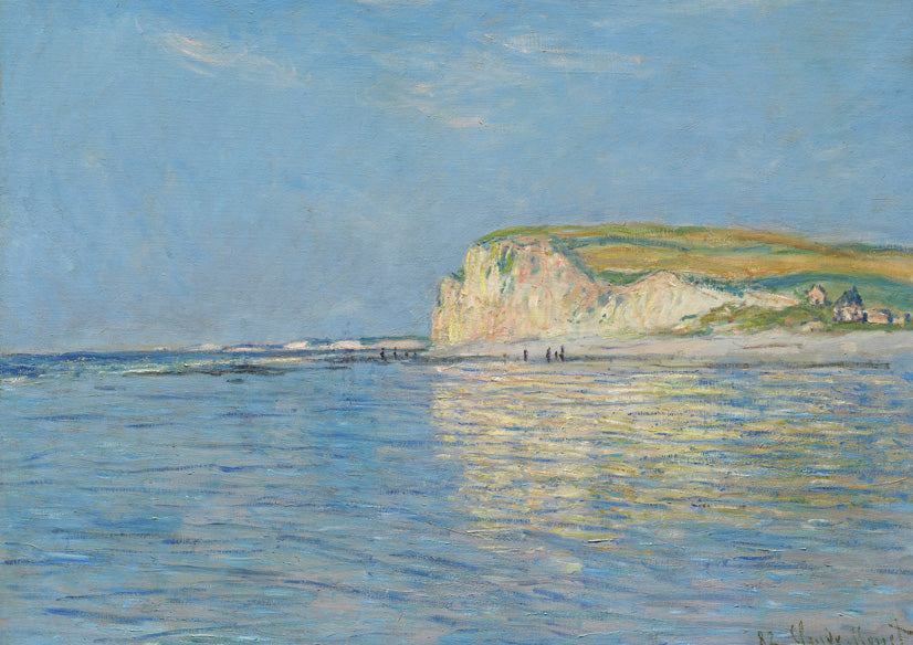 Low Tide at Pourville, near Dieppe - Claude Monet (Giclée Art Print)