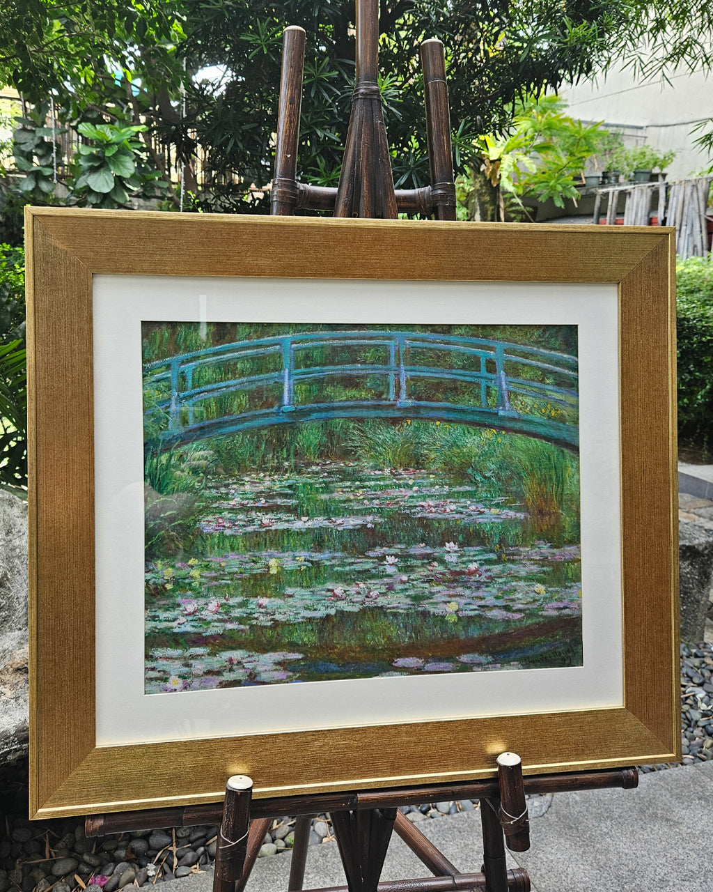 The Japanese Footbridge (1899) by Claude Monet