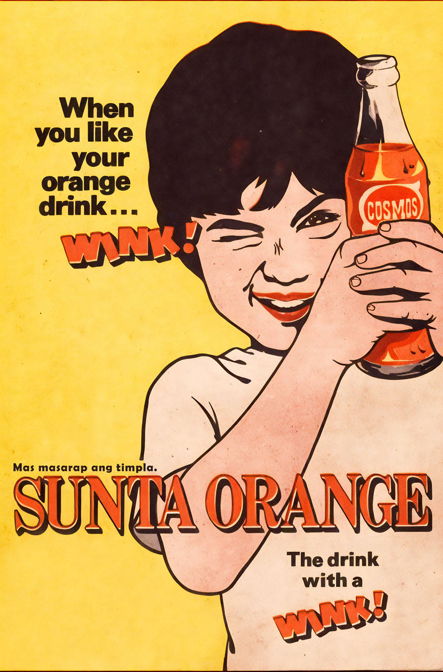 Sunta Orange Cosmos - Philippines vintage ads