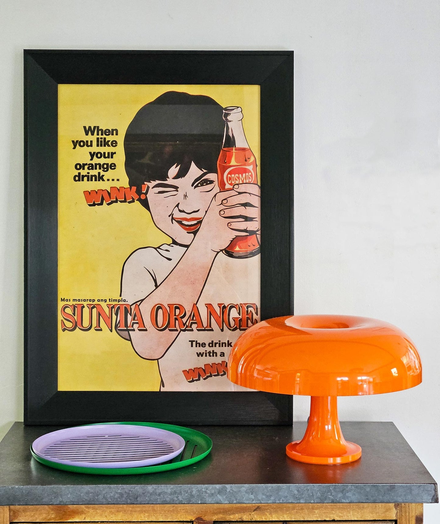 Sunta Orange Cosmos - Philippines vintage ads