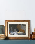 Still Life with Bottle, Carafe, Bread, and Wine, Unknown by Claude Monet