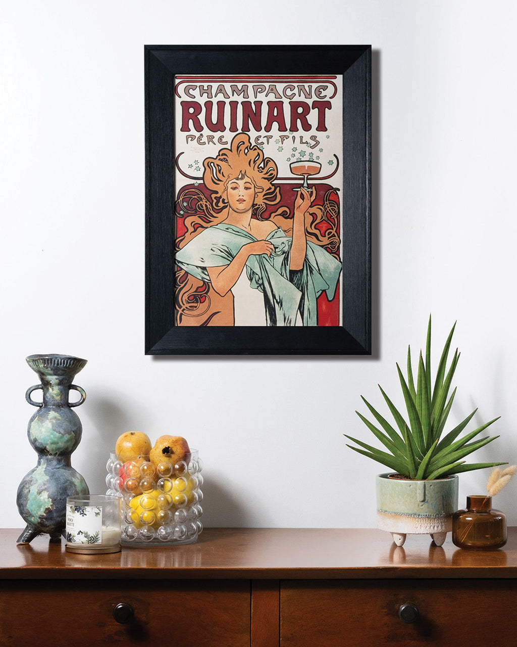Champagne Ruinart Pere Et Fils, 1896 by Alphonse Mucha