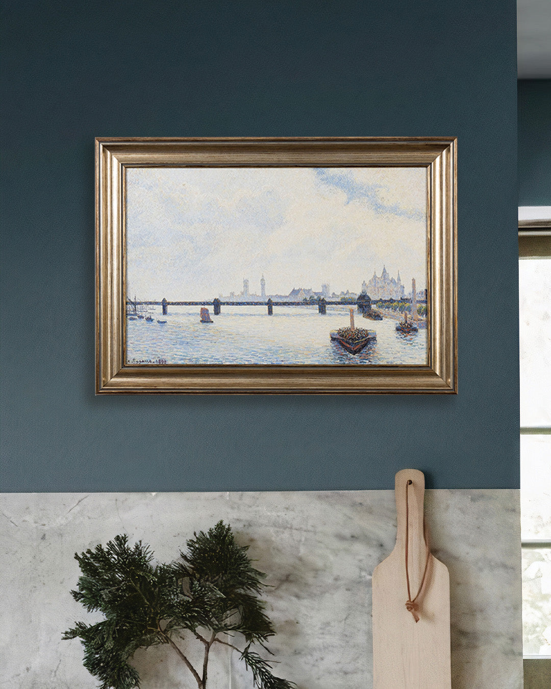 Charing Cross Bridge, London, 1890 by Camille Pissarro