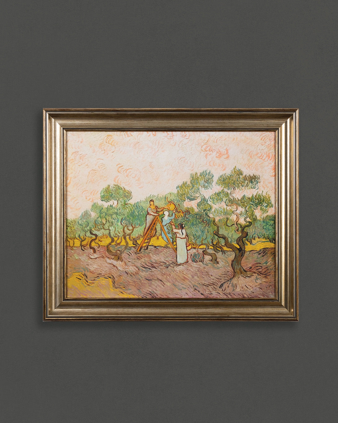 Women Picking Olives, 1889 by Vincent van Gogh