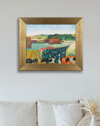 Haystacks in Brittany, 1890 by Paul Gauguin