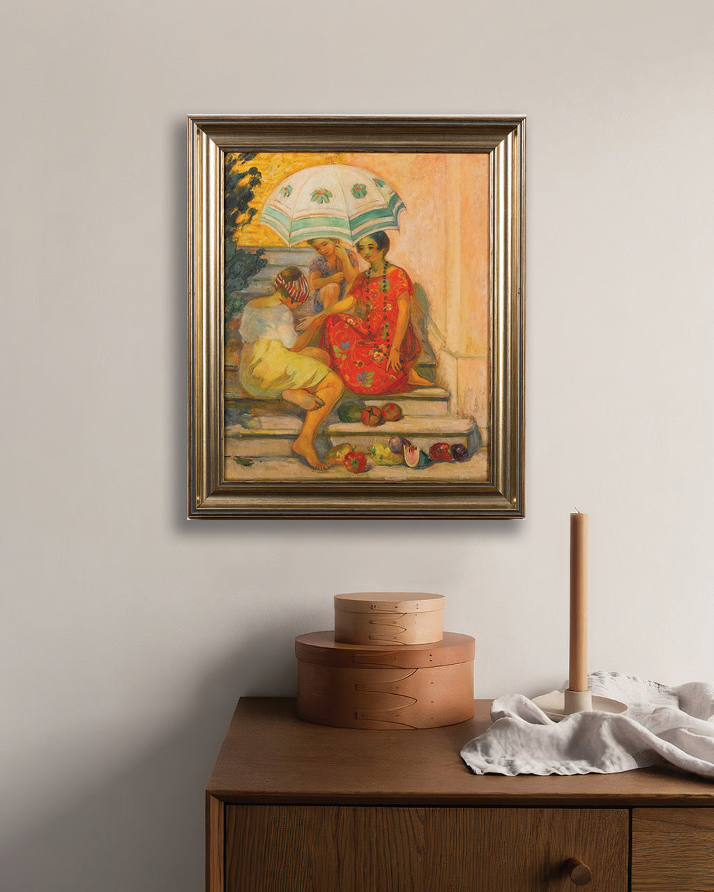 La diseuse de bonne aventure, sainte-maxime, 1914 by Henri Lebasque