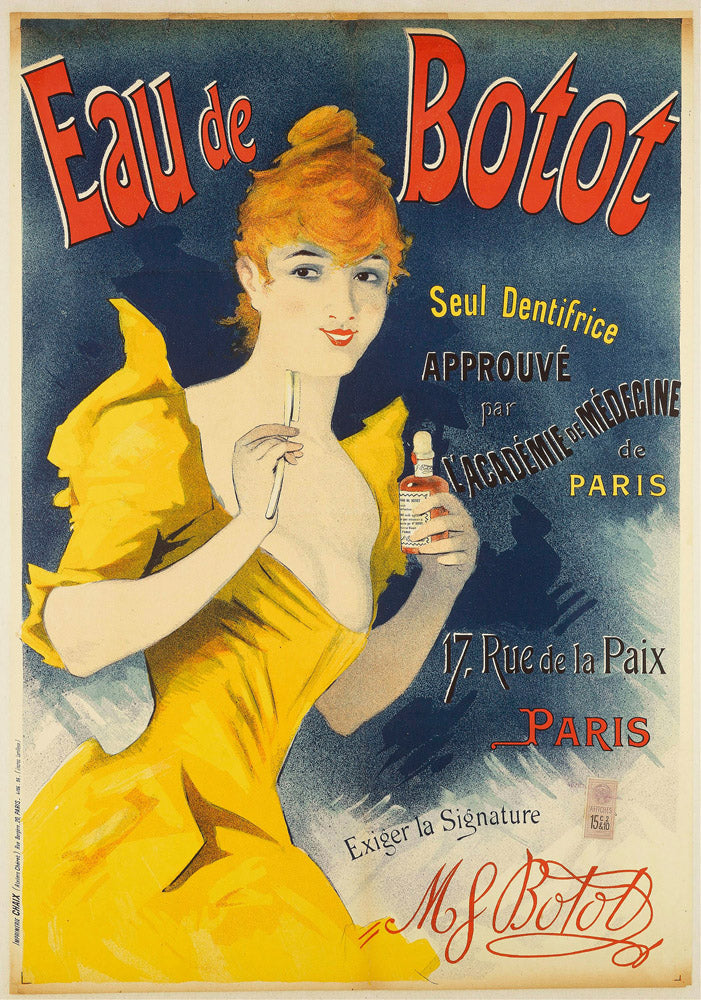 Eau De Botot, 1896 by Jules Chéret
