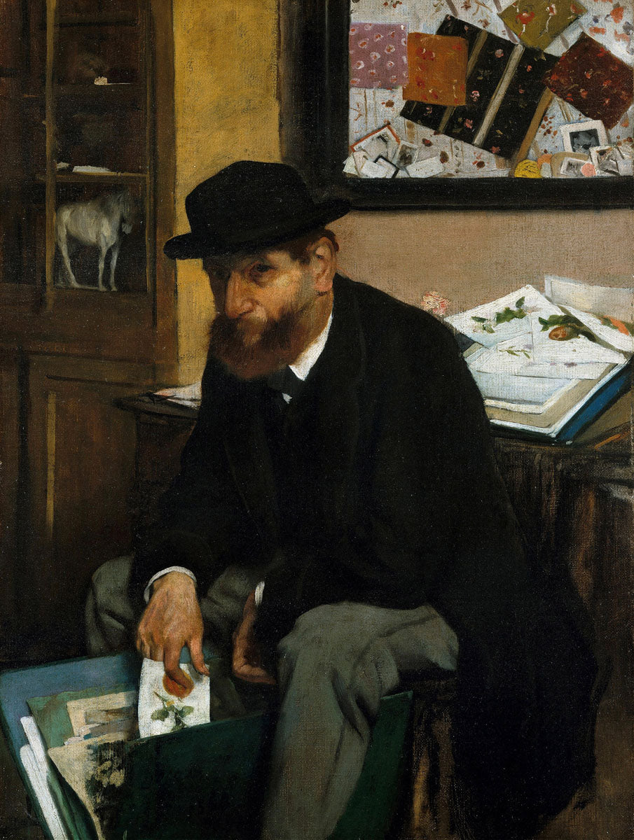 The Collector of Prints, 1866 by Edgar Degas
