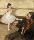 The Dance Lesson, c. 1879 by Edgar Degas