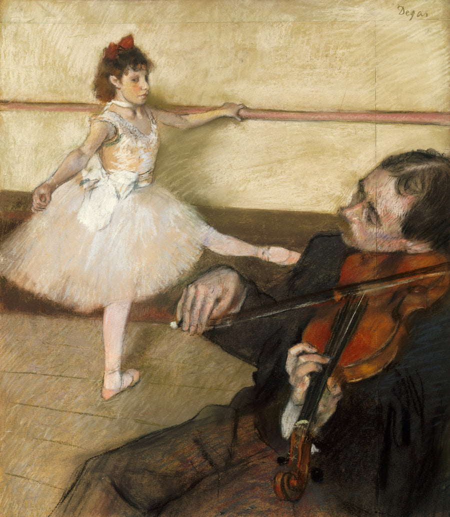 The Dance Lesson, c. 1879 by Edgar Degas