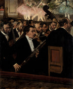 The Orchestra At The Opera, c. 1870 by Edgar Degas