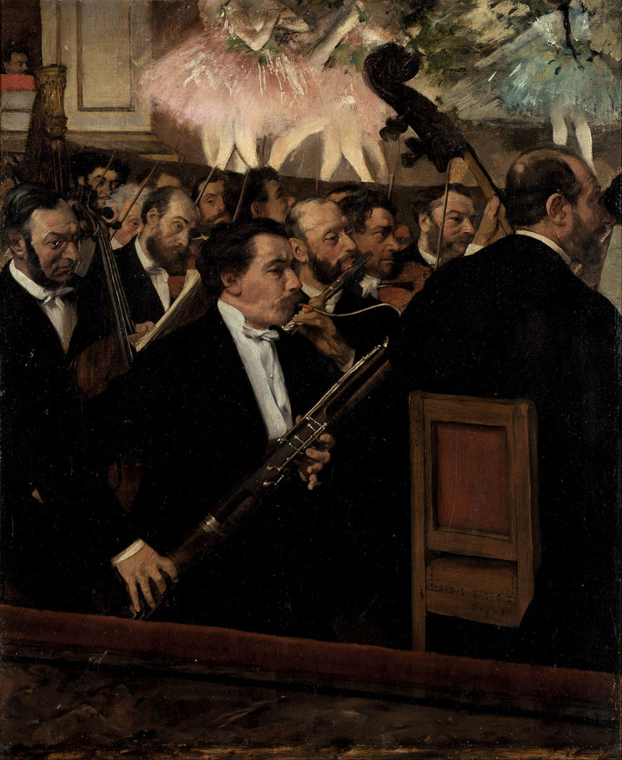 The Orchestra At The Opera, c. 1870 by Edgar Degas