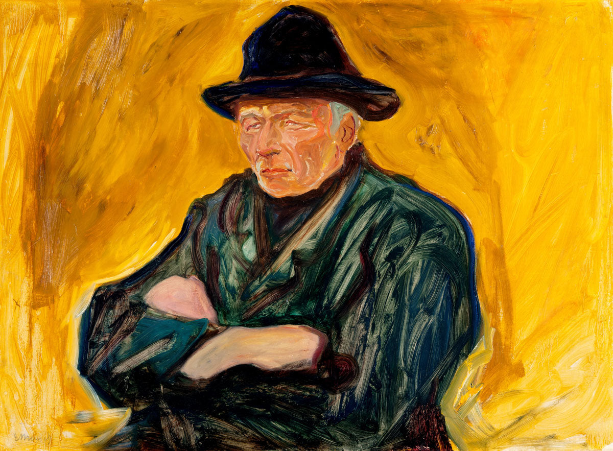 An Old Man (1902) - Edvard Munch