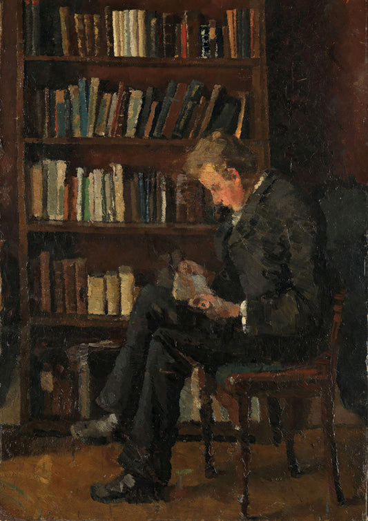 Andreas Reading - Edvard Munch (Giclée Art Print)