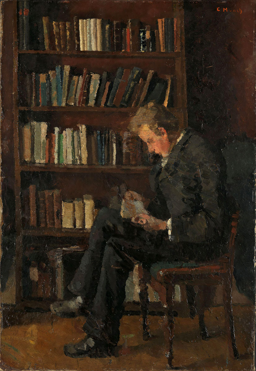 Andreas Reading, 1882 by Edvard Munch