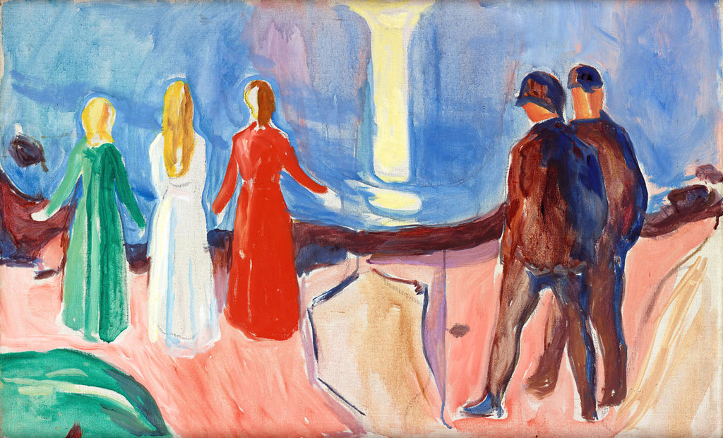 Meeting on the Beach, 1933 by Edvard Munch